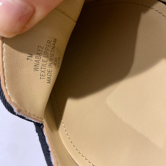 NEW! Nine West Abay Black Multi Fabric Pointed Toe Flats - Picture 8 of 9